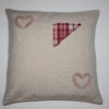 Coussin de Cœurs et Kelsch rouge
