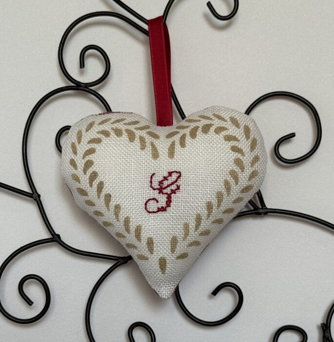 G. Kelsch, pochoir et broderie.