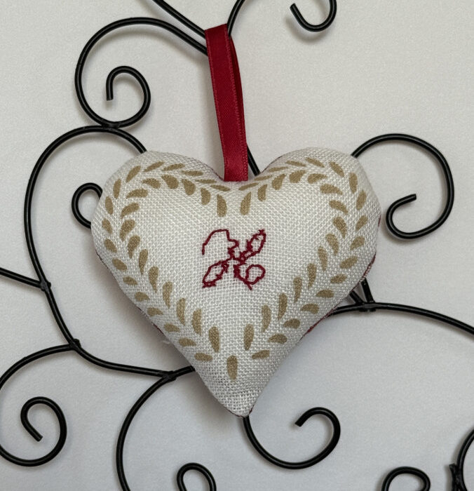 H. Kelsch, pochoir et broderie.