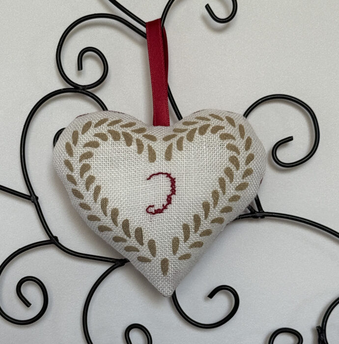 I. Kelsch, pochoir et broderie.
