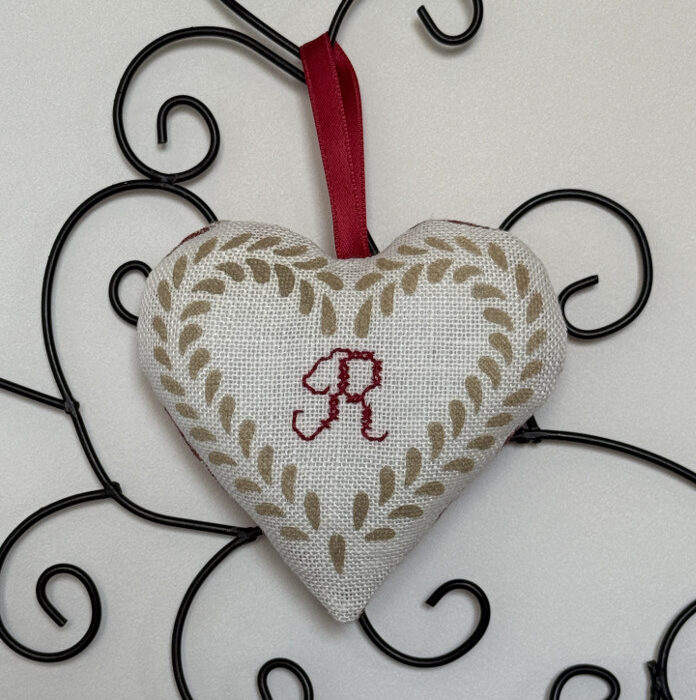 R. Kelsch, pochoir et broderie.