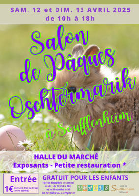 salon-paques-soufflenheim L'affiche du salon de Pâques de Soufflenheim.